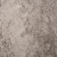 Silver crushed velvet